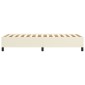 vidaXL Πλαίσιο Κρεβατιού Boxspring Κρεμ 80 x 200 εκ. Συνθετικό Δέρμα