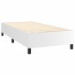vidaXL Πλαίσιο Κρεβατιού Boxspring Λευκό 90x190 εκ. Συνθετικό Δέρμα