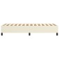vidaXL Πλαίσιο Κρεβατιού Boxspring Κρεμ 90x190 εκ. Συνθετικό Δέρμα