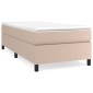 vidaXL Πλαίσιο Κρεβατιού Boxspring Καπουτσίνο 90x190 εκ. Συνθετ. Δέρμα