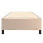 vidaXL Πλαίσιο Κρεβατιού Boxspring Καπουτσίνο 90x190 εκ. Συνθετ. Δέρμα