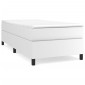 vidaXL Πλαίσιο Κρεβατιού Boxspring Λευκό 90x200 εκ. Συνθετικό Δέρμα
