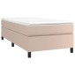 vidaXL Πλαίσιο Κρεβατιού Boxspring Καπουτσίνο 90x200 εκ. Συνθετ. Δέρμα