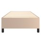 vidaXL Πλαίσιο Κρεβατιού Boxspring Καπουτσίνο 90x200 εκ. Συνθετ. Δέρμα
