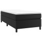 vidaXL Πλαίσιο Κρεβατιού Boxspring Μαύρο 100x200 εκ. Συνθετικό Δέρμα