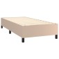 vidaXL Πλαίσιο Κρεβατιού Boxspring Καπουτσίνο 100x200εκ. Συνθετ. Δέρμα