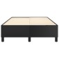 vidaXL Πλαίσιο Κρεβατιού Boxspring Μαύρο 120 x 200 εκ. Συνθετικό Δέρμα