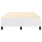 vidaXL Πλαίσιο Κρεβατιού Boxspring Λευκό 120x200 εκ. Συνθετικό Δέρμα