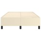 vidaXL Πλαίσιο Κρεβατιού Boxspring Κρεμ 120x200 εκ. Συνθετικό Δέρμα