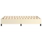 vidaXL Πλαίσιο Κρεβατιού Boxspring Κρεμ 120x200 εκ. Συνθετικό Δέρμα