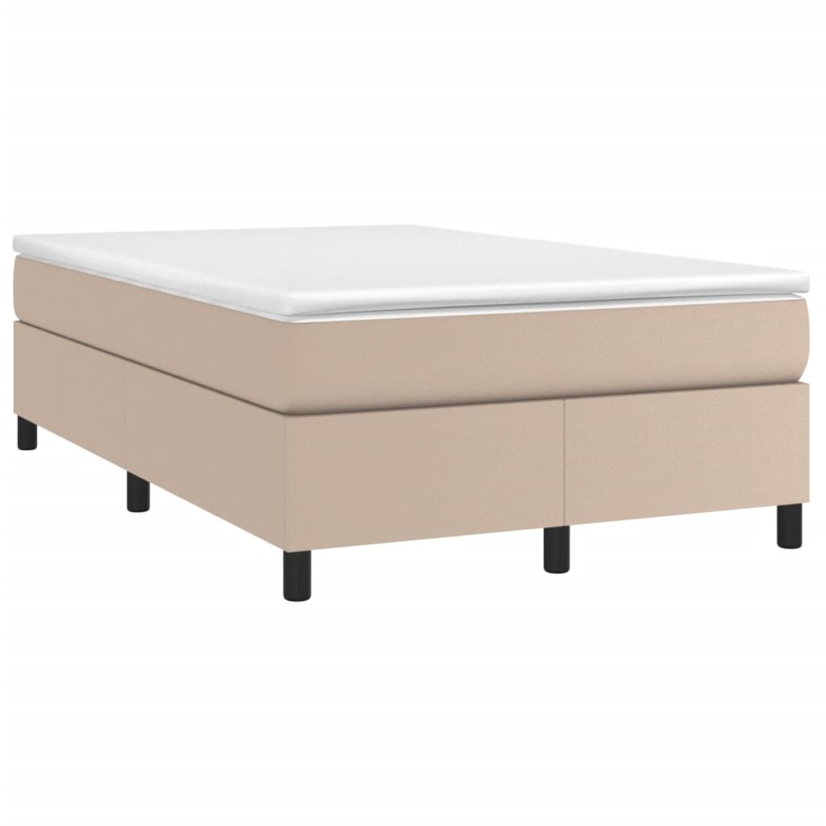 vidaXL Πλαίσιο Κρεβατιού Boxspring Καπουτσίνο 120x200εκ. Συνθετ. Δέρμα