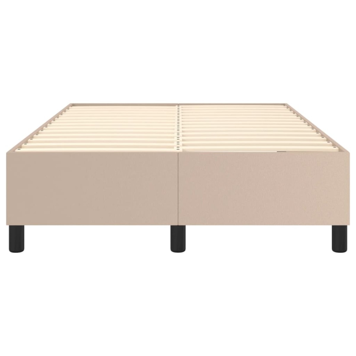vidaXL Πλαίσιο Κρεβατιού Boxspring Καπουτσίνο 120x200εκ. Συνθετ. Δέρμα