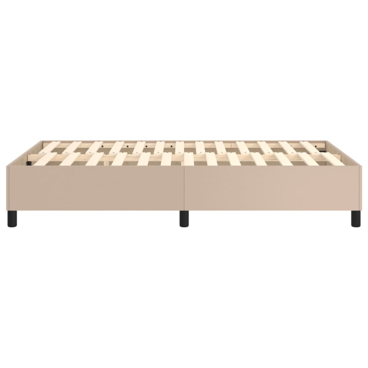 vidaXL Πλαίσιο Κρεβατιού Boxspring Καπουτσίνο 120x200εκ. Συνθετ. Δέρμα