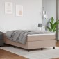 vidaXL Πλαίσιο Κρεβατιού Boxspring Καπουτσίνο 120x200εκ. Συνθετ. Δέρμα