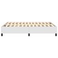 vidaXL Πλαίσιο Κρεβατιού Boxspring Λευκό 140x190 εκ. Συνθετικό Δέρμα
