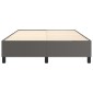 vidaXL Πλαίσιο Κρεβατιού Boxspring Γκρι 140x190 εκ. Συνθετικό Δέρμα