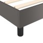 vidaXL Πλαίσιο Κρεβατιού Boxspring Γκρι 140x190 εκ. Συνθετικό Δέρμα