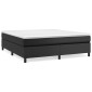 vidaXL Πλαίσιο Κρεβατιού Boxspring Μαύρο 160x200 εκ. Συνθετικό Δέρμα