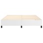 vidaXL Πλαίσιο Κρεβατιού Boxspring Λευκό 160x200 εκ. Συνθετικό Δέρμα