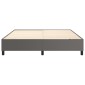 vidaXL Πλαίσιο Κρεβατιού Boxspring Γκρι 160x200 εκ. Συνθετικό Δέρμα