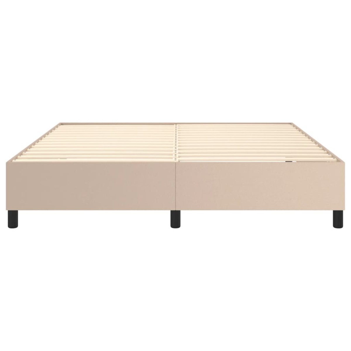 vidaXL Πλαίσιο Κρεβατιού Boxspring Καπουτσίνο 160x200εκ. Συνθετ. Δέρμα