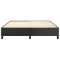 vidaXL Πλαίσιο Κρεβατιού Boxspring Μαύρο 180x200 εκ. Συνθετικό Δέρμα