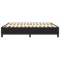 vidaXL Πλαίσιο Κρεβατιού Boxspring Μαύρο 180x200 εκ. Συνθετικό Δέρμα