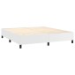 vidaXL Πλαίσιο Κρεβατιού Boxspring Λευκό 180x200 εκ. Συνθετικό Δέρμα