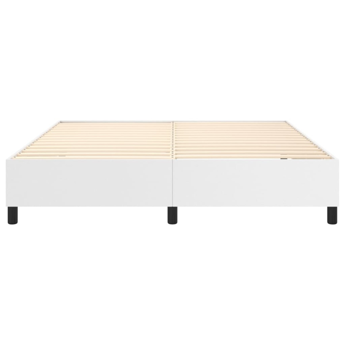 vidaXL Πλαίσιο Κρεβατιού Boxspring Λευκό 180x200 εκ. Συνθετικό Δέρμα