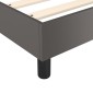 vidaXL Πλαίσιο Κρεβατιού Boxspring Γκρι 180x200 εκ. Συνθετικό Δέρμα