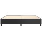 vidaXL Πλαίσιο Κρεβατιού Boxspring Μαύρο 200x200 εκ. Συνθετικό Δέρμα