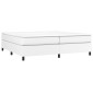 vidaXL Πλαίσιο Κρεβατιού Boxspring Λευκό 200x200 εκ. Συνθετικό Δέρμα