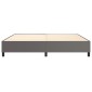 vidaXL Πλαίσιο Κρεβατιού Boxspring Γκρι 200x200 εκ. Συνθετικό Δέρμα