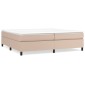 vidaXL Πλαίσιο Κρεβατιού Boxspring Καπουτσίνο 200x200εκ. Συνθετ. Δέρμα