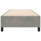 vidaXL Πλαίσιο Κρεβατιού Boxspring Ανοιχτό Γκρι 80x200 εκ. Βελούδινο