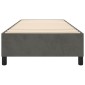 vidaXL Πλαίσιο Κρεβατιού Boxspring Σκούρο Γκρι 80x200 εκ. Βελούδινο