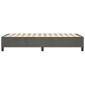 vidaXL Πλαίσιο Κρεβατιού Boxspring Σκούρο Γκρι 80x200 εκ. Βελούδινο