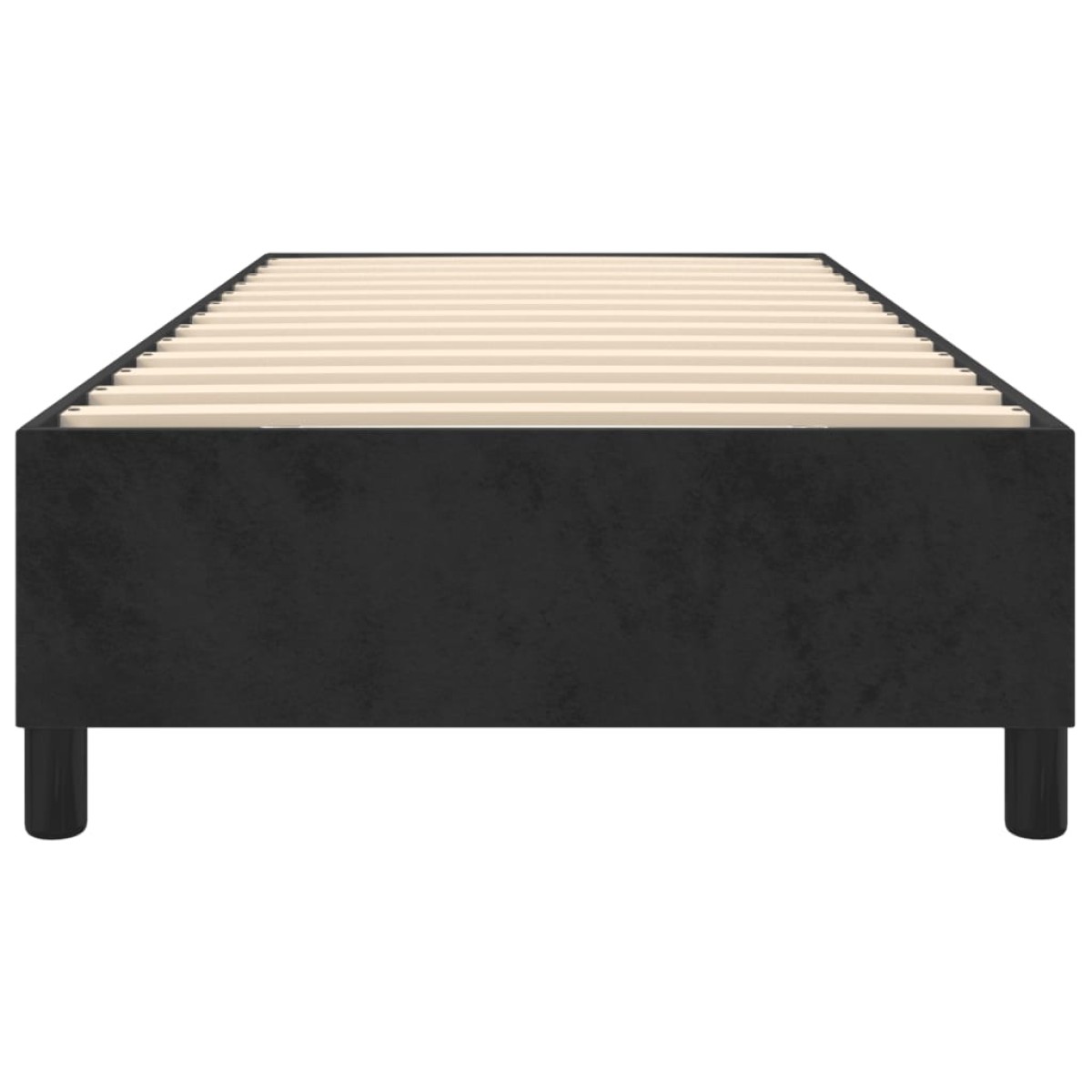 vidaXL Πλαίσιο Κρεβατιού Boxspring Μαύρο 80 x 200 εκ. Βελούδινο