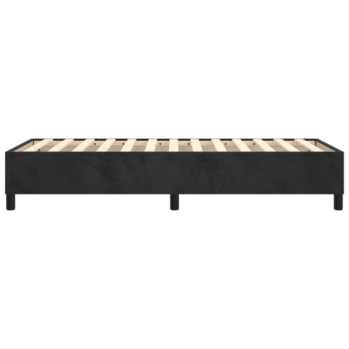 vidaXL Πλαίσιο Κρεβατιού Boxspring Μαύρο 80 x 200 εκ. Βελούδινο