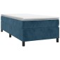 vidaXL Πλαίσιο Κρεβατιού Boxspring Σκούρο Μπλε 80x200 εκ. Βελούδινο