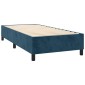 vidaXL Πλαίσιο Κρεβατιού Boxspring Σκούρο Μπλε 80x200 εκ. Βελούδινο