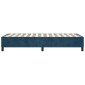 vidaXL Πλαίσιο Κρεβατιού Boxspring Σκούρο Μπλε 80x200 εκ. Βελούδινο