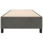 vidaXL Πλαίσιο Κρεβατιού Boxspring Σκούρο Γκρι 90x200 εκ. Βελούδινο