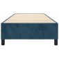 vidaXL Πλαίσιο Κρεβατιού Boxspring Σκούρο Μπλε 90x200 εκ. Βελούδινο
