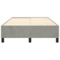 vidaXL Πλαίσιο Κρεβατιού Boxspring Ανοιχτό Γκρι 120x200 εκ. Βελούδινο