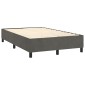 vidaXL Πλαίσιο Κρεβατιού Boxspring Σκούρο Γκρι 120x200 εκ. Βελούδινο