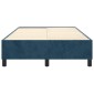 vidaXL Πλαίσιο Κρεβατιού Boxspring Σκούρο Μπλε 120x200 εκ. Βελούδινο