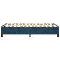 vidaXL Πλαίσιο Κρεβατιού Boxspring Σκούρο Μπλε 120x200 εκ. Βελούδινο