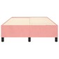 vidaXL Πλαίσιο Κρεβατιού Boxspring Ροζ 120 x 200 εκ. Βελούδινο
