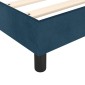 vidaXL Πλαίσιο Κρεβατιού Boxspring Σκούρο Μπλε 140x200 εκ. Βελούδινο